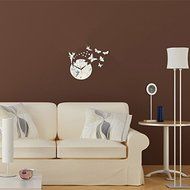 EverTrust(TM) New Wall Stickers Home Decoration Diy 3d Acrylic Mirror Clock Wall Clocks Horloge Watch Quartz Living...