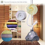 ZZ GS121-B High-Powered Standing Garment Steamer with Removable Wheel, 1500W, Black N2