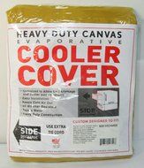 38"W x 38"D x 40"H Side Draft Heavy Duty Canvas Cover for Evaporative Swamp Cooler (38 x 38 x 40)
