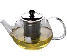Xiazhi High-temperature Glass Teapot with Infuser,Glass Water Kettle,Stovetop Safe, 700ml N3