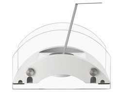 Ignis Portable Tabletop Ventless Bio Ethanol Fireplace - Harbor (White)