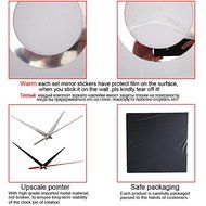 EverTrust(TM) hot new 3d diy acrylic mirror sticker wall clocks clock horloge large living room decorative needle... N2