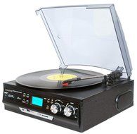 Boytone BT-17DJS 3-speed Stereo Turntable, with 2 extra ceramic needles, Belt Drive, 2 built in Speakers, Digital... N2