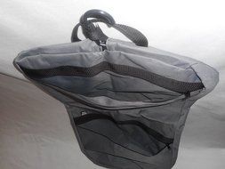 36 Inch Garment Bag 600 Denier Polyester,two Pockets,carry on Bag Made in U.s.a. (Gray) N2