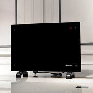 Homeleader 1500W Electric Panel Heater, Tempered Glass Panel Heater with Adjustable Thermostat, Black, GHB-15A N7