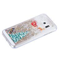 Galaxy Note 5 Case,Galaxy Note 5 Liquid Cover,PHEZEN Christmas Tree Santa Claus Design Cool Quicksand Moving Stars... N25