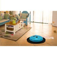 Floor Mopping Robot Pet Hair Robotic Cleaner with Replacement Cleaning Mop Cloth (Blue)