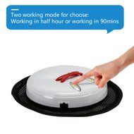 Floor Mopping Robot Pet Hair Robotic Cleaner with Replacement Cleaning Mop Cloth (Blue) N4