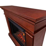 Real Flame 8070E-W Kennedy Grand Electric Fireplace, Large, White N4