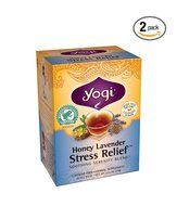 Yogi Honey Lavender Stress Relief Tea, 16 Tea Bags N5