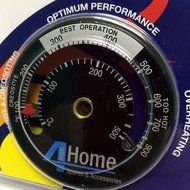 Magnetic Wood Log Burning Stove Flue Pipe Burn Indicator Gauge Thermometer
