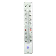 La Crosse Technology 12.2046.61 Brushed Stainless Steel Indoor/Outdoor Thermometer N2