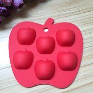 Lariy Cake Mold Soap Mold Apple Flexible Silicone Mould For Candy Chocolate N2