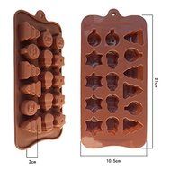 Silicone Tree Star Shape Cake Mould Chocolate Ice Cream Silicone Molds