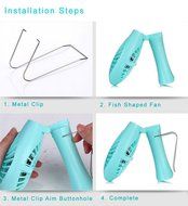 Niceshop Handfan Rechargeable Fans Portable Battery Fan USB Mini Foldable Personal Cooling with Umbrella Hanging... N2