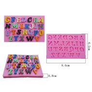 Silicone Cake Molds Capital Letters Baking DIY Tools Polymer Clay Mold