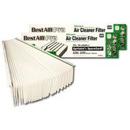 BestAir Pro SGMPR-2 Replacement for Aprilaire # 201 Filter (Pack of 2)