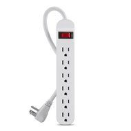 Belkin 6-Outlet Power Strip with 5-Foot Right-Angled Power Plug (F9P609-05R-DP)