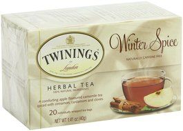 Twinings Pure Peppermint Herbal Tea, 1.41 Ounce Box, 20 Count N38