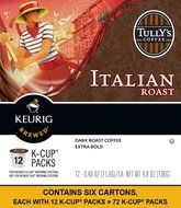 Tully's Coffee French Roast, Keurig K-Cups, 72 Count N55