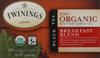 Twinings Breakfast Blend Organic Tea, 20 Count N2