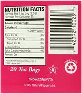 Carrington Tea, Peppermint, 20 Tea Bags (Pack of 6) N5