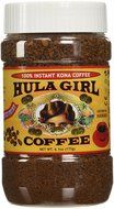 100% Hula Girl Instant Kona Coffee Freeze Dried Jar with Handle 1.4 oz (40g) N2