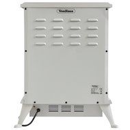 VonHaus 1500W Electric Stove Heater &ndash; Portable Home Fireplace with Log Burning Flame Effect (16.8W x 10.8L x 20H... N11