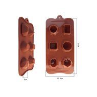 Gems Shape Chocolate Silicone Mold Baking Cake Decoration Mould N2