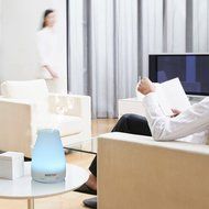 BESTEK 120ml Aromatherapy Essential Oil Diffuser Portable Ultrasonic Cool Mist Aroma Humidifier with 7 LED Lights... N5