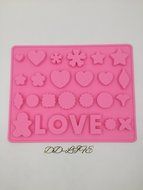 Super Rock Star Soap Chocolate CANDY Silicone Mold for Handmade Craft N24