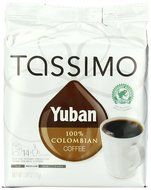 Tassimo Yuban 100% Colombian Coffee, Net Wt. 3.88 Oz, 14-Count T-Discs N5