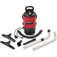 Electrolux Sanitaire SC412B Commercial Backpack Vacuum, Red
