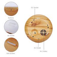 New 2016 Modern Zen House Aromatherapy Essential Oil Diffuser, Ultrasonic Whisper-Quiet Humidifier Aromatherapy... N8