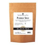 The Republic Of Tea Pumpkin Spice Black Tea, 50 Tea Bags, Autumnal Spice Blend N21