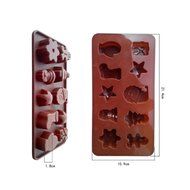 Christmas Gifts Shape Chocolate Silicone Mold Baking Cake Decoration