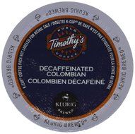 Timothy's Colombian Decaf Coffee Keurig K-Cups, 24 Count N2