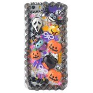 Halloween Theme Phone Case for Iphone 6/6S,Yaheeda 3D Handmade Rivets Pumpkin Demon Cartoon Design Clear Cellphone... N6