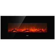 Ollieroo 50" Smokeless Wall Mounted Electric Fireplace New Technologies Health and Safety Black N3