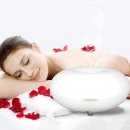 Finether Essential Oil Aroma Diffuser Ultrasonic Humidifier Air Mist Aromatherapy Purifier Clear GX-03K N5