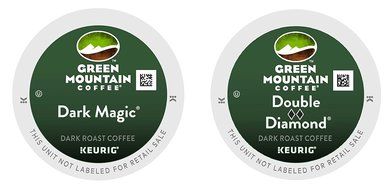 Green Mountain Coffee -- DARK MAGIC &amp; DOUBLE BLACK DIAMOND -- Extra Bold Variety Pack 48 K-Cups for Keurig Brewers N3