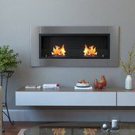 Moda Flame Valencia PRO Wall Mounted Ethanol Fireplace N3