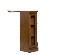Holly &amp; Martin Ponoma Convertible Media Electric Fireplace, BRN MAHOGANY N3