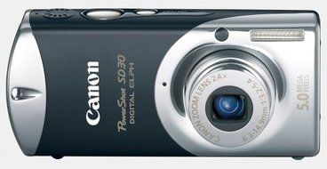 Canon Powershot SD30 5MP Digital Elph Camera with 2.4x Optical Zoom (Rockstar Red) N2