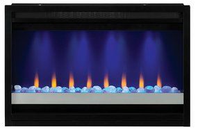 ClassicFlame 36EB221-GRC 36" Contemporary Built-in Electric Fireplace Insert, 240 volt