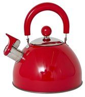 Lifetime Cooking Retro Style 2.5L Whistling Kettle Stainless Steel Green N2