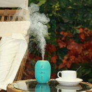 VIASA Office Room Portable USB Humidifier, Air Purifier ,Steam Diffuser Mist (Blue) N9