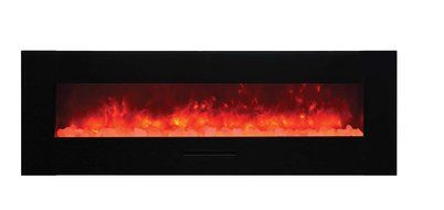 Amantii Wall Mount / Flush Mount Series Electric Fireplace with Ice Media Kit, 60 Inch N21