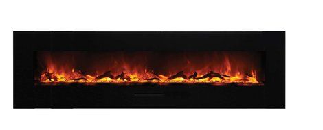Amantii Wall Mount / Flush Mount Series Electric Fireplace with Ice Media Kit, 60 Inch N25