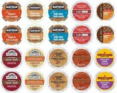 Coffee Variety Pack for Keurig K-cup Brewers, Fall Flavors (Pack of 20) N2